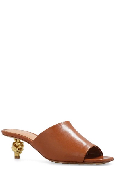 Bottega Veneta Knot Detailed Open-Toe Mules