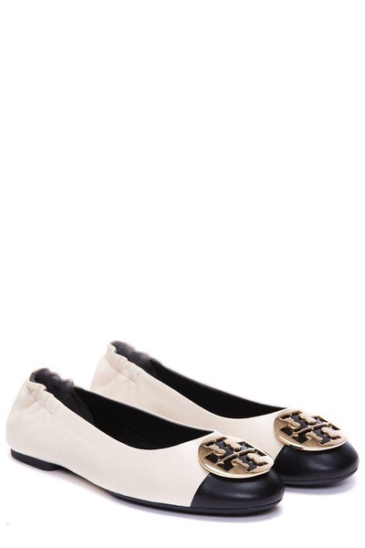 Tory Burch Claire Cap-Toe Ballet Flats