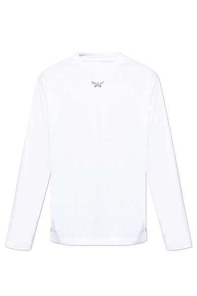 MCM Logo Patch Long Sleeved T-Shirt