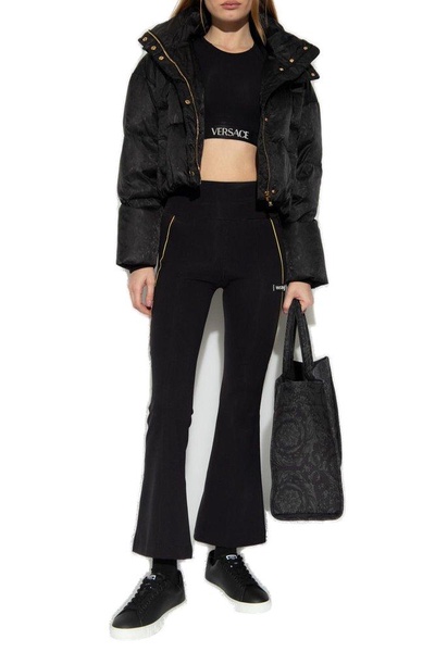 Versace Long-Sleeved Cropped Top