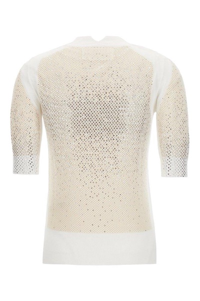 Ermanno Scervino Embellished Knit T-Shirt