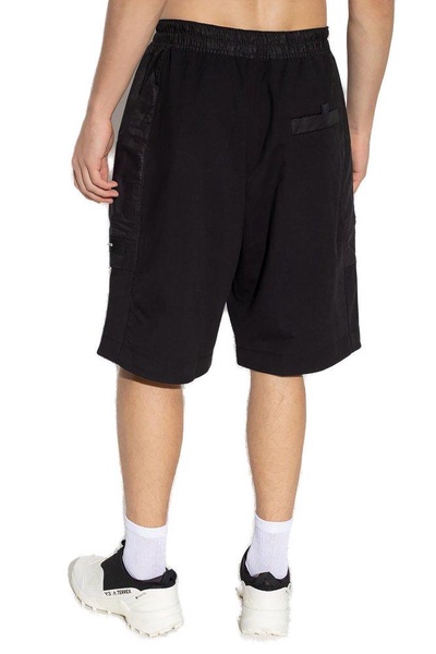 Y-3 Drawstring Buckled Bermuda Shorts