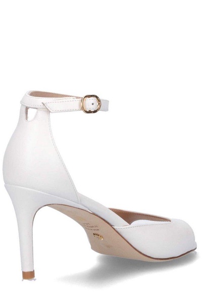 Stuart Weitzman Square-Toe Sandals