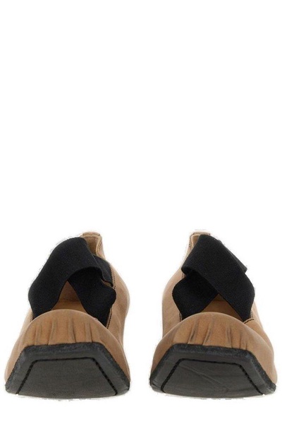 Uma Wang Cross Strap Ballerina Flats