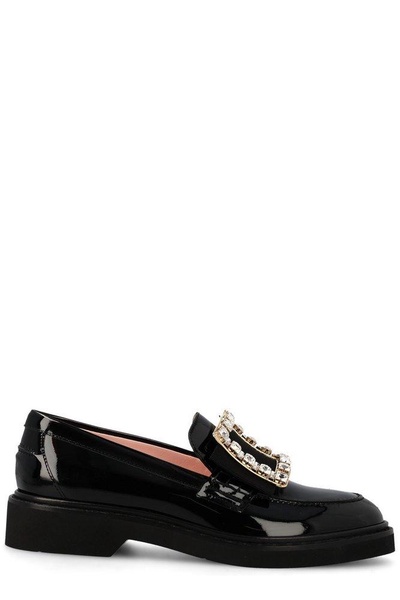 Roger Vivier Embellished Slip-On Loafers