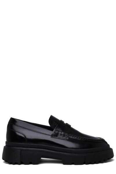 Hogan H629 Round-Toe Loafers