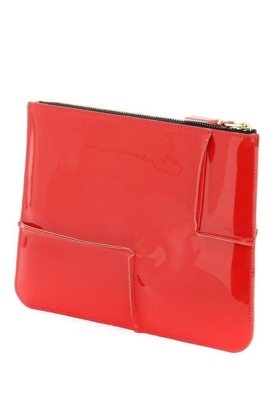 Comme des Garçons Wallet CDG Reversed Hem Serie Zipped Pouch