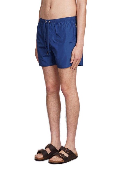 Neil Barrett Logo Tag Drawstring Swim Shorts