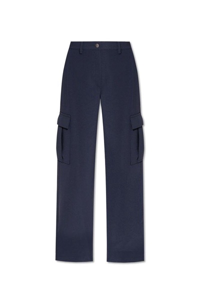 Theory Admiral Crepe Wide-Leg Cargo Pants