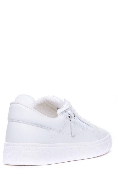 Giuseppe Zanotti Zip-Detailed Lace-Up Sneakers