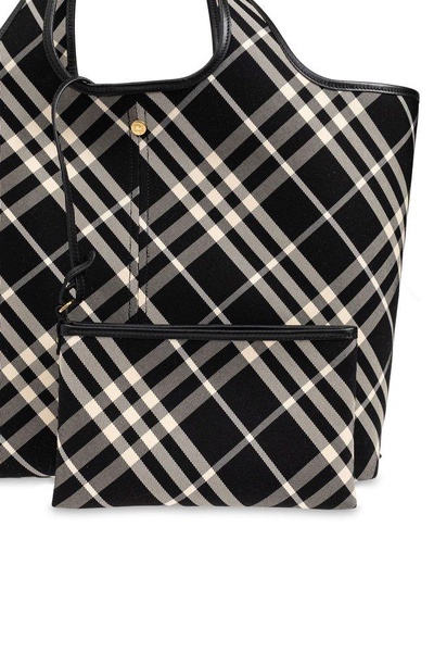 Burberry Vintage Checked Medium Top Handle Bag