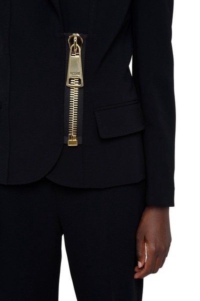 Moschino Single-Breasted Zipped Blazer