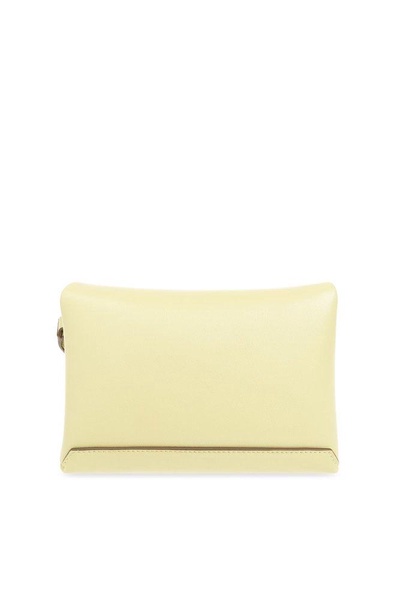 Victoria Beckham Logo-Printed Foldover Top Crossbody Bag