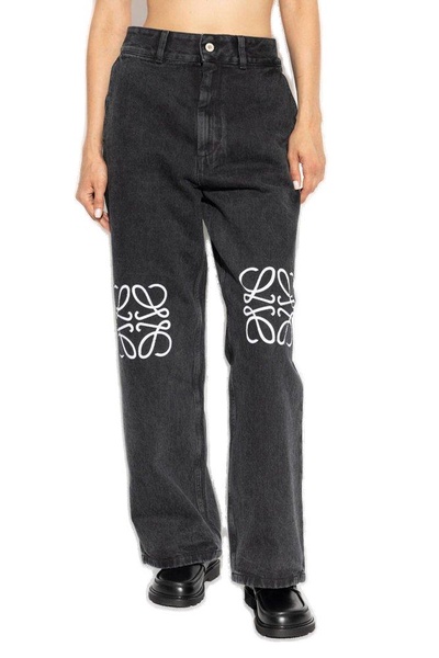 Loewe Logo Printed Straight-Leg Jeans