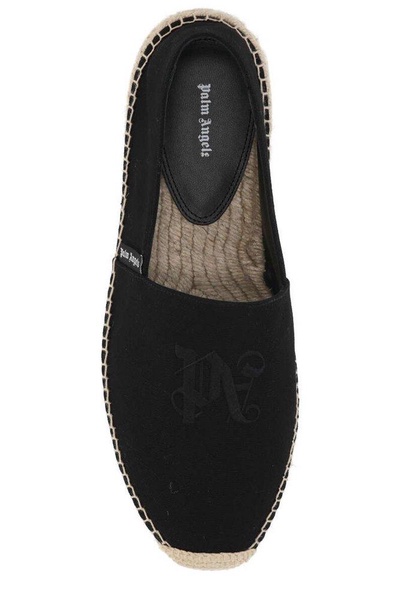 Palm Angels Logo-Embroidered Espadrilles