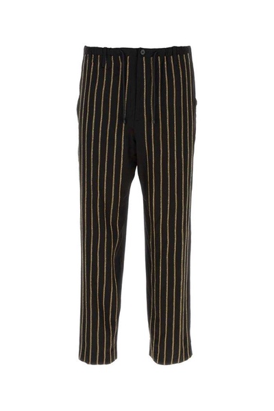 Dries Van Noten Man Black Viscose Blend Pant