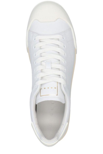 Marni Round Toe Low-Top Sneakers