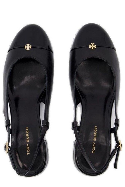 Tory Burch Cap-Toe Slingback Pumps