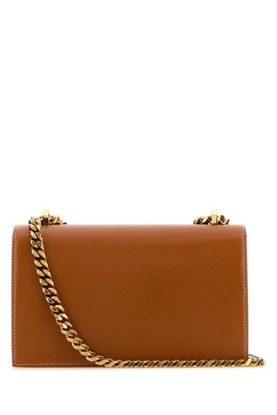 Alexander McQueen Four Ring Chain-Linked Shoulder Bag