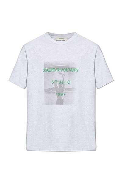 Zadig & Voltaire Ted Photoprint Crewneck T-Shirt