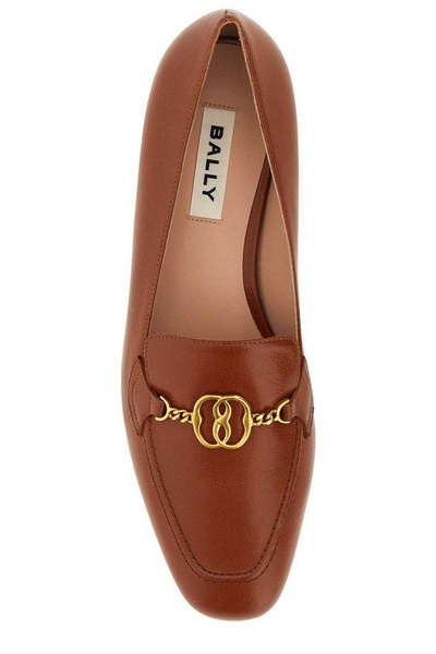 Bally Obrien Logo Plaque Loafers