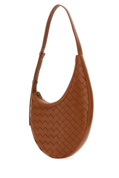 Bottega Veneta Woven Zipped Hobo Bag