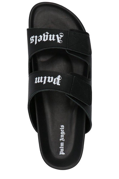 Palm Angels Logo Printed Strap Sandals