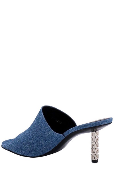 Givenchy G Cube Denim Mules