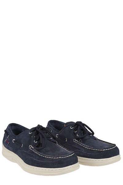 Sebago Round-Toe Lace-Up Detailed Loafers