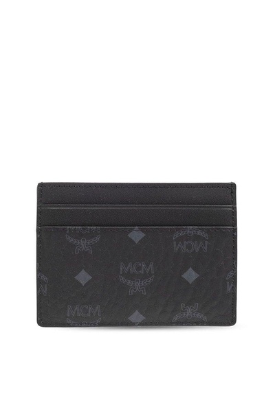 MCM All-Over Logo Printed Card Holder