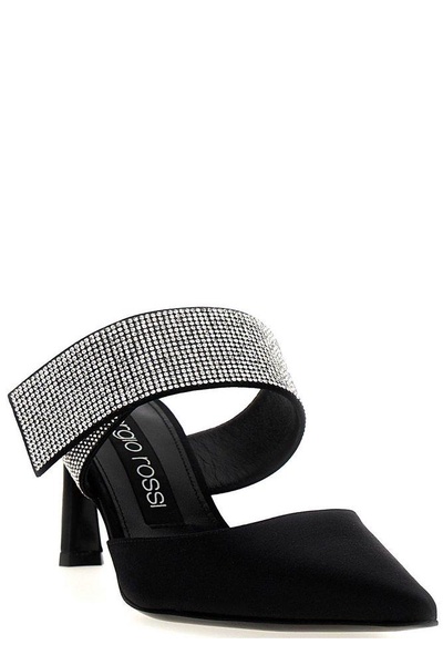 Sergio Rossi Paris Pointed-Toe Mules