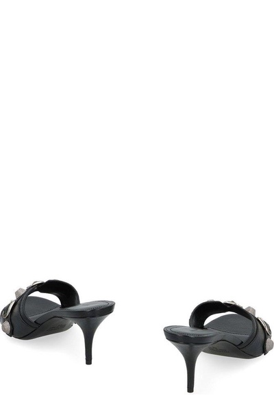 BALENCIAGA Metal-Studded Leather Sandals for Women by FW23