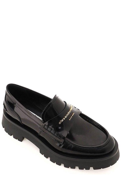 Alexander Wang Carter Mid-Heel Lug Loafers