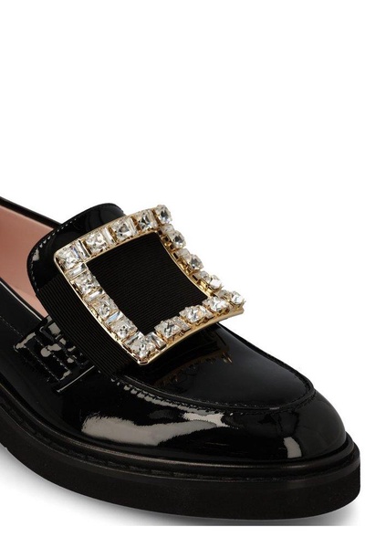 Roger Vivier Embellished Slip-On Loafers