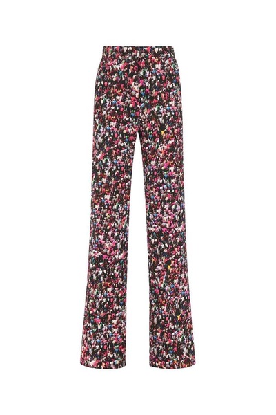 Dries Van Noten Allover Printed Wide Leg Trousers