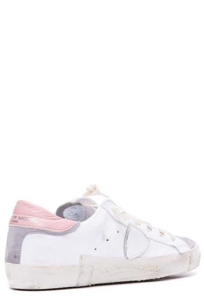 Philippe Model Logo Patch Low-Top Sneakers