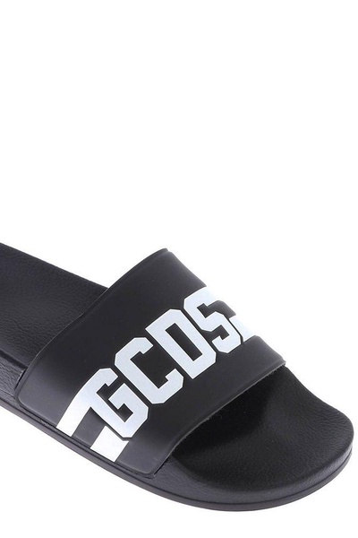 GCDS Logo Strap Slides