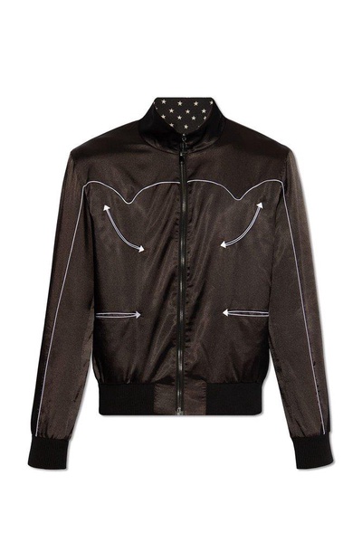 Balmain Stars Reversible Bomber Jacket