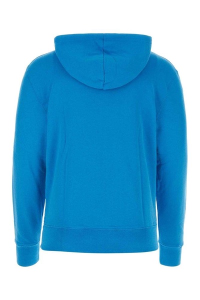 Maison Kitsuné Fox Head Patch Drawstring Hoodie