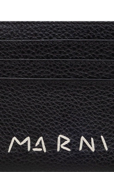 Marni Logo Detailed Card Case