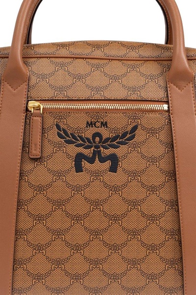 MCM Monogram Printed Travel Bag