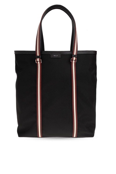 Bally Code Stripe Detailed Shopper Bag