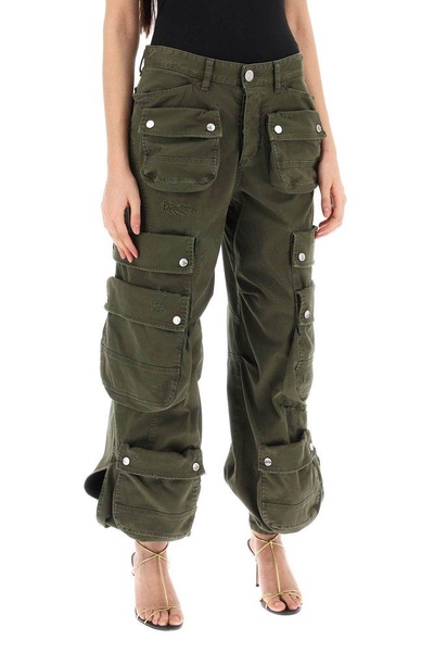 DSQUARED2 Beige Multi-Pocket Cargo Trousers for Women