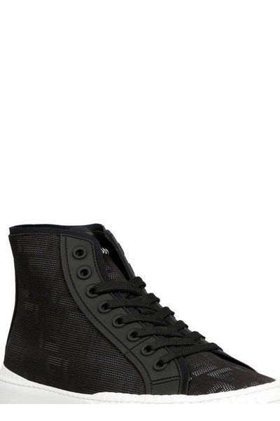 Fendi FF Flash High-Top Sneakers