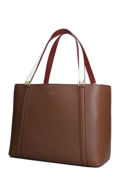 Bally Logo Printed Large Tote Bag