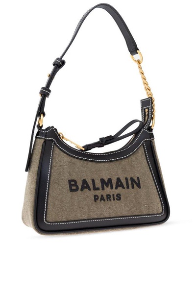 Balmain Shoulder Bag In Canvas