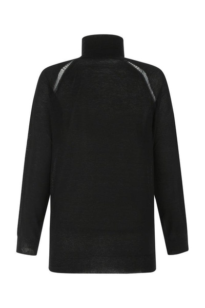 Ann Demeulemeester Turtleneck Distressed Jumper