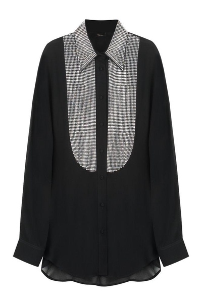 Pinko Embellished Long-Sleeved Shirt