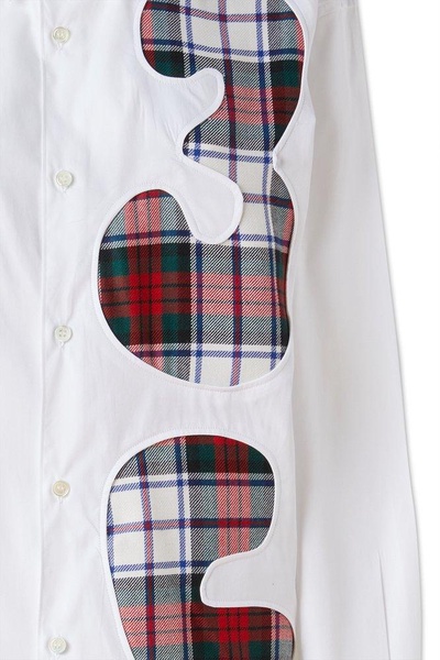 Comme des Garçons Shirt Number Patch-Detailed Buttoned Shirt