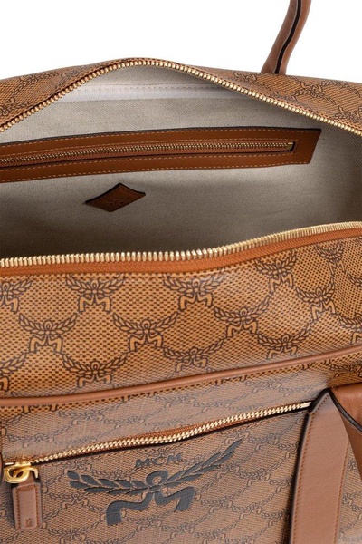 MCM Monogram Printed Travel Bag